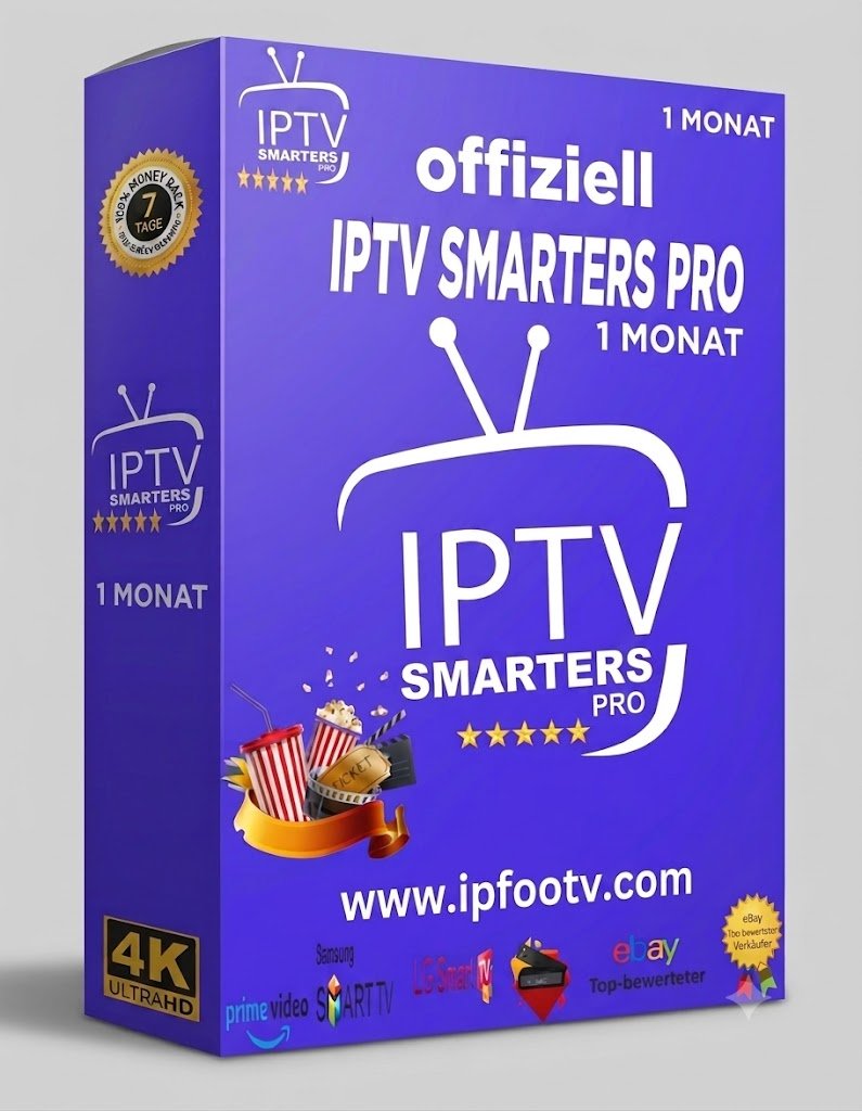 IPTV Smarters Pro Abonnement – 1 Monat