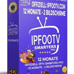12 Monate Premium IPTV – 2 Geräte gleichzeitig (Bester Preis)